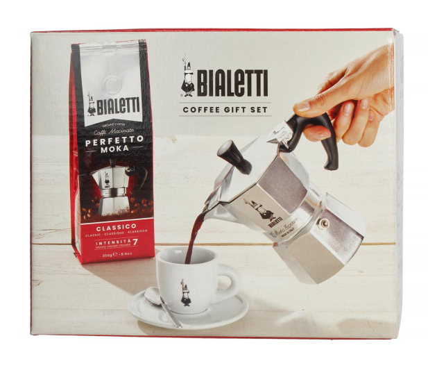Bialetti Zestaw Moka Express 3tz + kawa Perfetto Moka Classico - 1062030 - zdjęcie 4